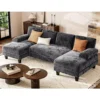 U Shaped Sectional Couches for Living Room, 111 Inch Modular Sofa with Double Chaise, Large Lounge Couch for Apartment,